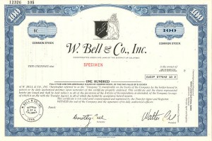 W. Bell and Co., Inc.